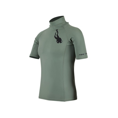 Lycra heren diver - groen maatS